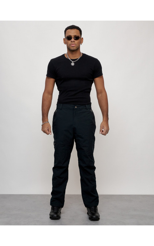 Туристические брюки с флисовой подкладкой Мужские тёмно-синего цвета