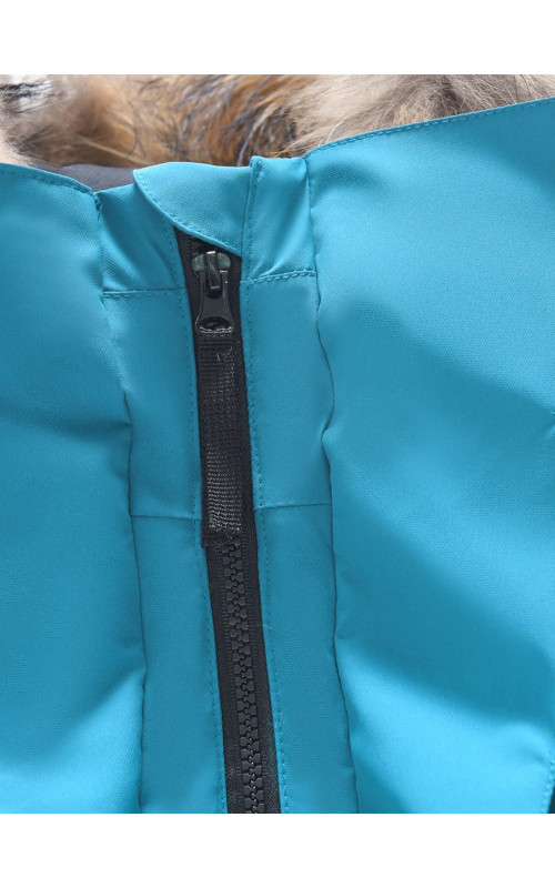 Зимняя парка с мехом енота для мальчика-подростка