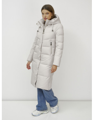 Длинный зимний пуховик для женщин