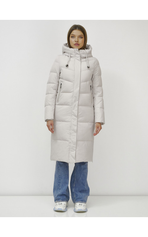 Длинный зимний пуховик для женщин