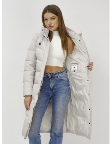 Длинный зимний пуховик для женщин