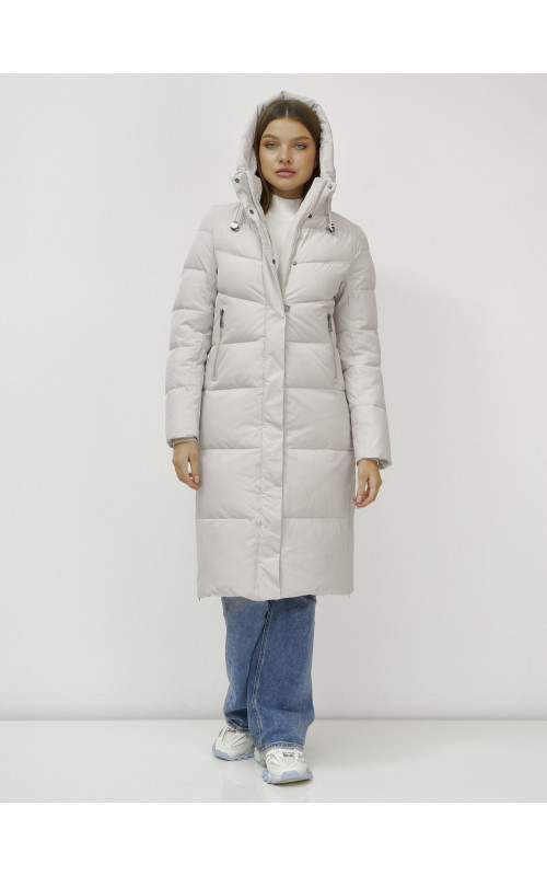 Длинный зимний пуховик для женщин