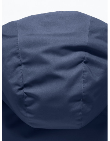 Зимняя мужская парка с капюшоном, тёмно-синего цвета. в Тюмени