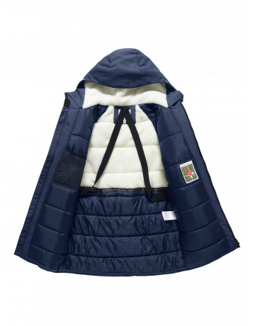 Зимняя мужская парка с капюшоном, тёмно-синего цвета. в Тюмени