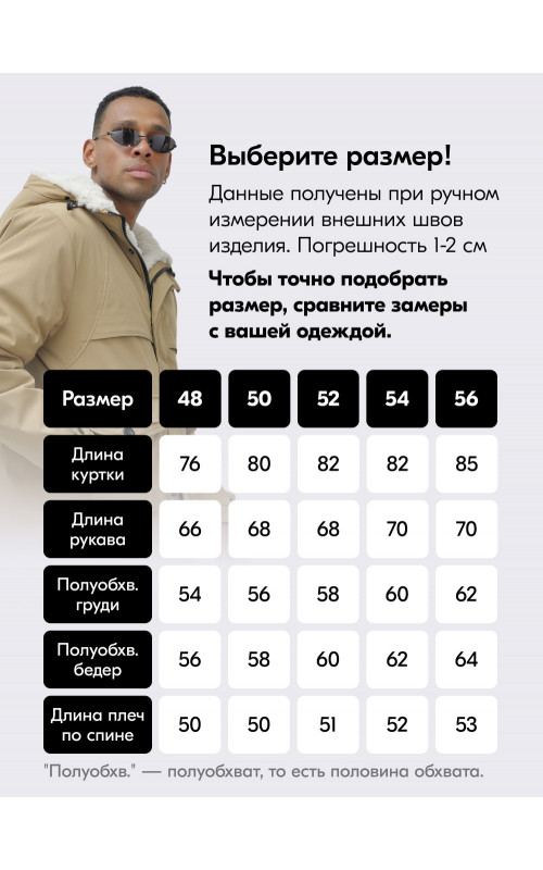 Мужская зимняя удлиненная парка с мехом горчичного оттенка. в Тюмени