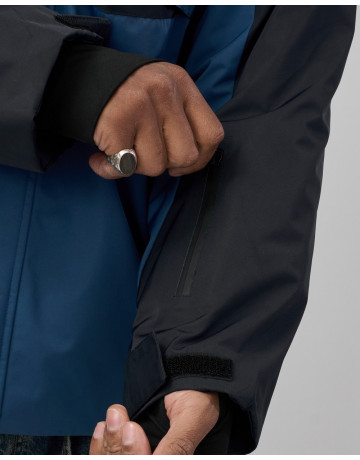 Мужская зимняя горнолыжная куртка синего цвета для спорта в Тюмени