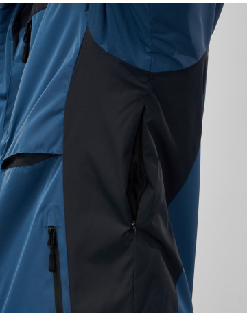 Мужская зимняя горнолыжная куртка синего цвета для спорта в Тюмени