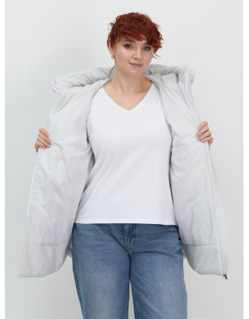 Универсальная демисезонная куртка с капюшоном для женщин свободного силуэта