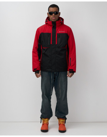 Мужская горнолыжная куртка, зимняя, красная. в Тюмени