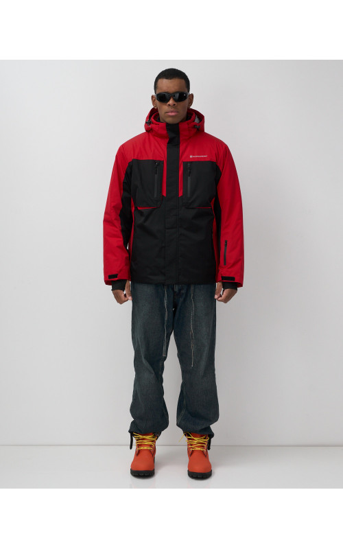 Мужская горнолыжная куртка, зимняя, красная. в Тюмени
