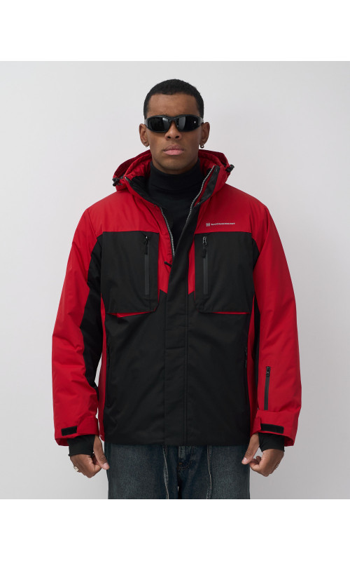 Мужская горнолыжная куртка, зимняя, красная. в Тюмени