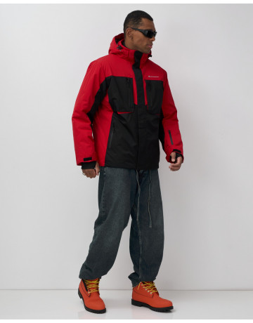 Мужская горнолыжная куртка, зимняя, красная. в Тюмени