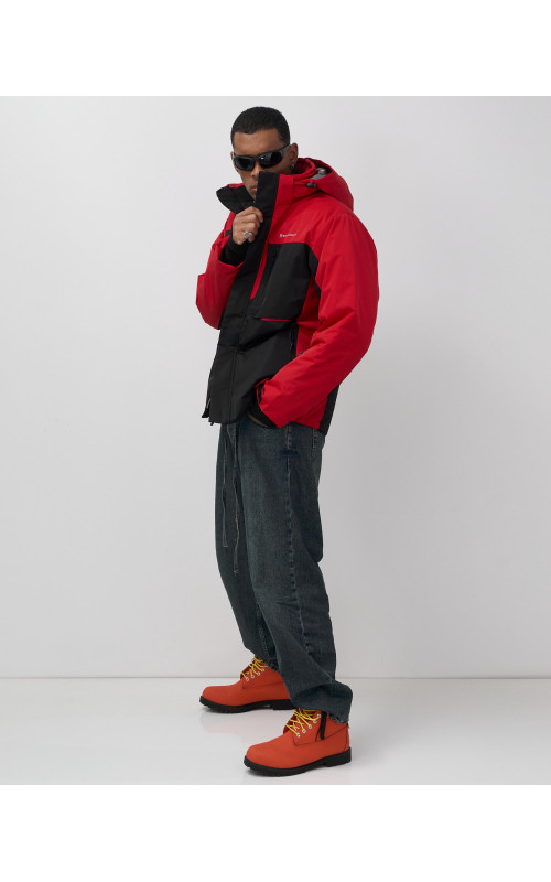 Мужская горнолыжная куртка, зимняя, красная. в Тюмени