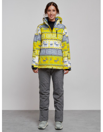 Женский горнолыжный костюм зимний.