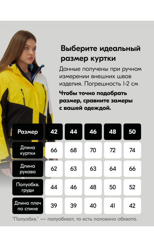 Женский горнолыжный костюм для активного отдыха.