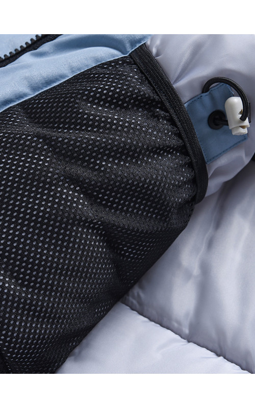 Зимняя детская куртка-парка для девочки. Удлинённый крой.