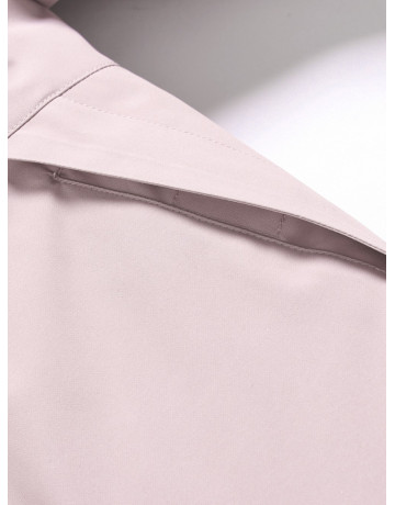 Зимняя парка для девочек розовая с капюшоном.